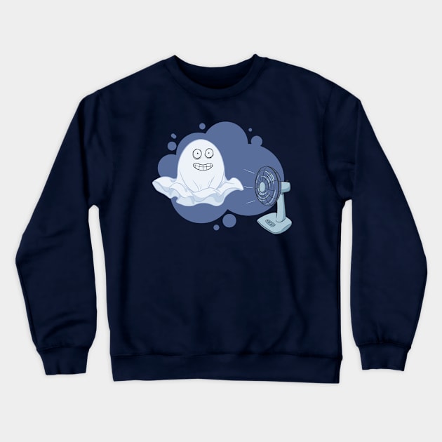 Spooky Ghost Crewneck Sweatshirt by quenguyen